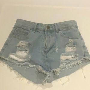 jean shorts (women)